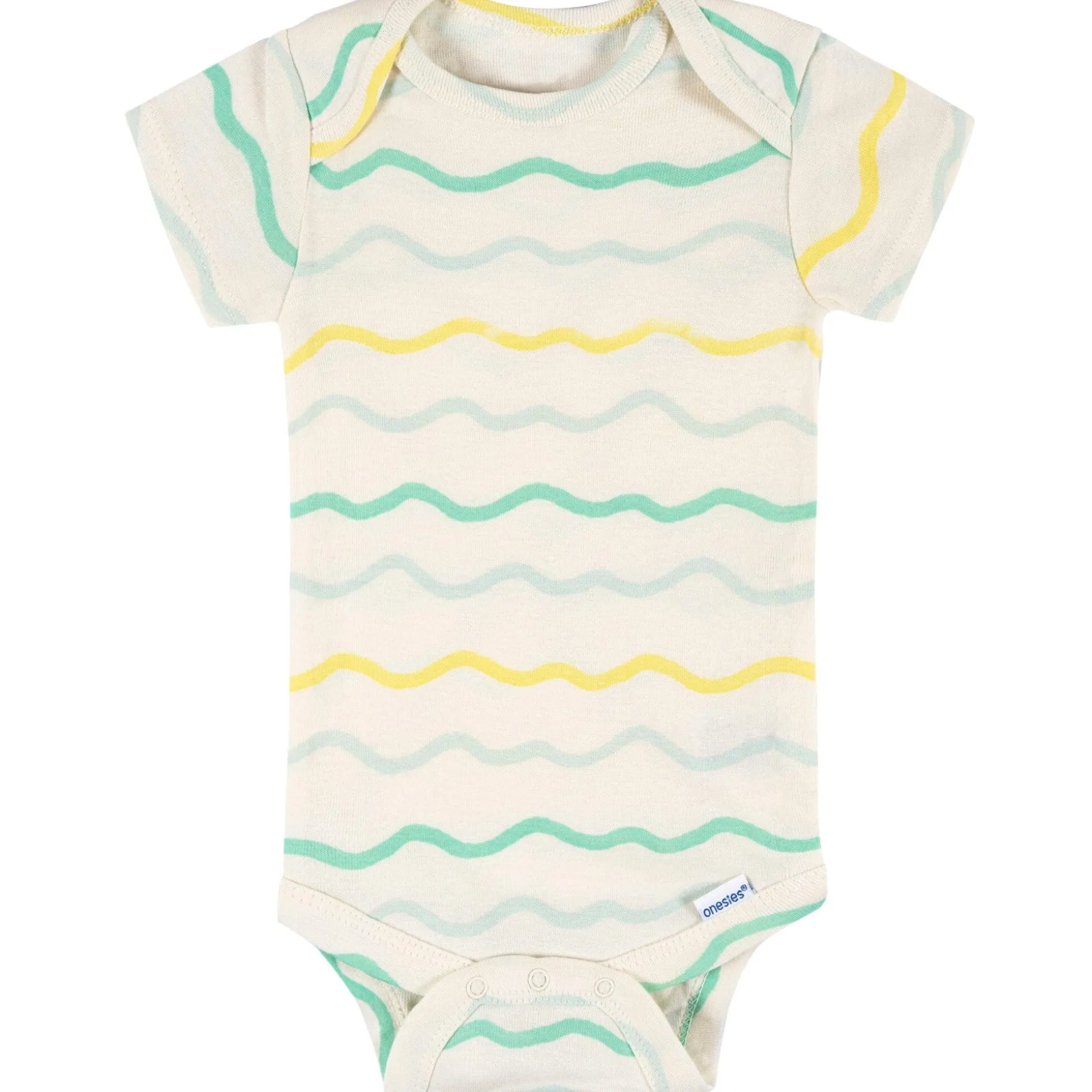 8-Pack Baby Neutral Awesome Stars Short Sleeve Onesies® Bodysuits
