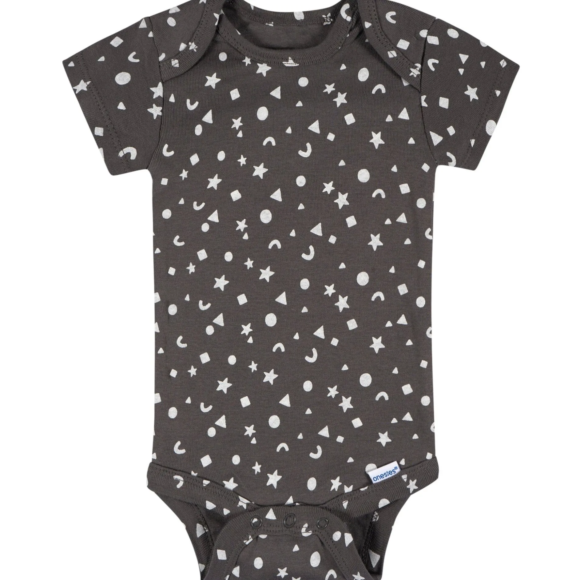 8-Pack Baby Neutral Awesome Stars Short Sleeve Onesies® Bodysuits