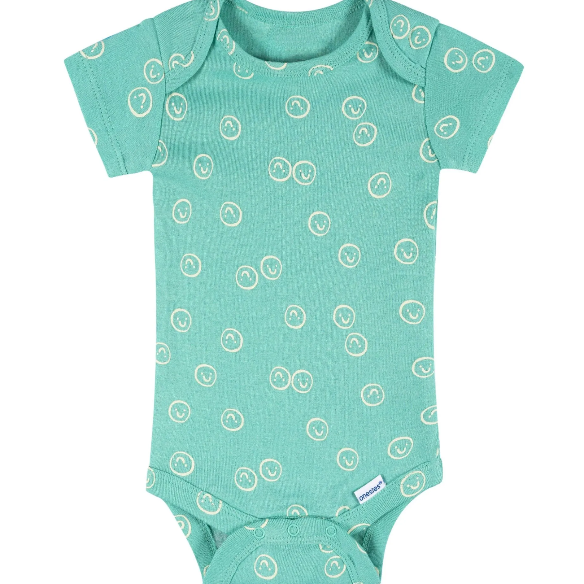 8-Pack Baby Neutral Awesome Stars Short Sleeve Onesies® Bodysuits