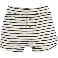 3-Pack Baby Neutral Black Stripe, Light Grey Heather, & Green Knit Shorts
