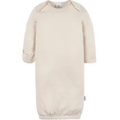 3-Pack Baby Neutral Brown & Grey Lap Shoulder Gowns
