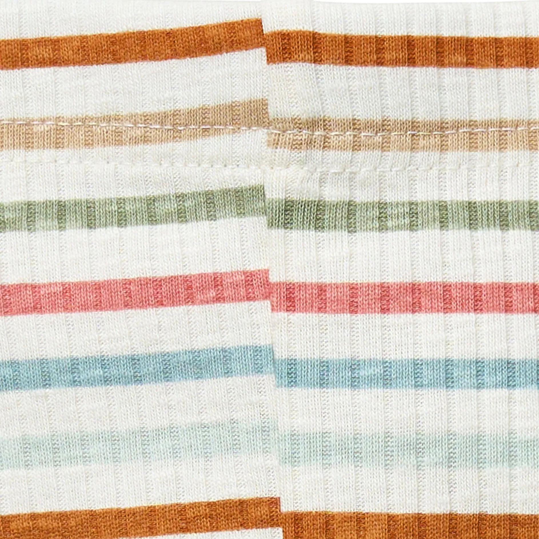 2-Pack Baby Neutral Brown & Ivory Striped Leggings