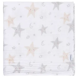 2-Pack Baby Neutral Celestial Muslin Blankets