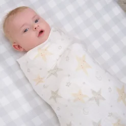2-Pack Baby Neutral Celestial Muslin Blankets