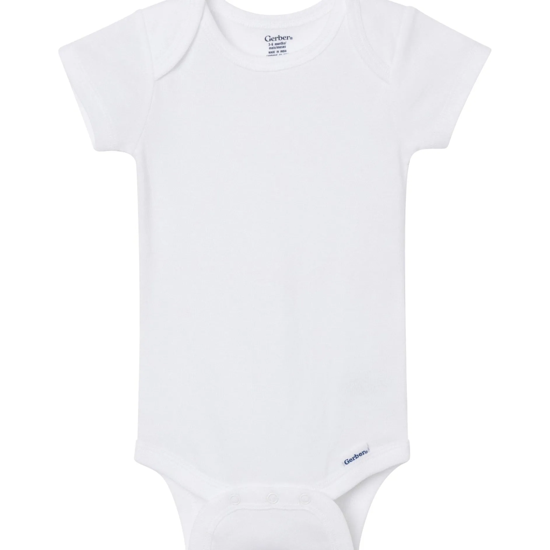 5-Pack Baby Neutral Classic Solids Short Sleeve Bodysuits