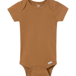 5-Pack Baby Neutral Earth Tone Short Sleeve Bodysuits