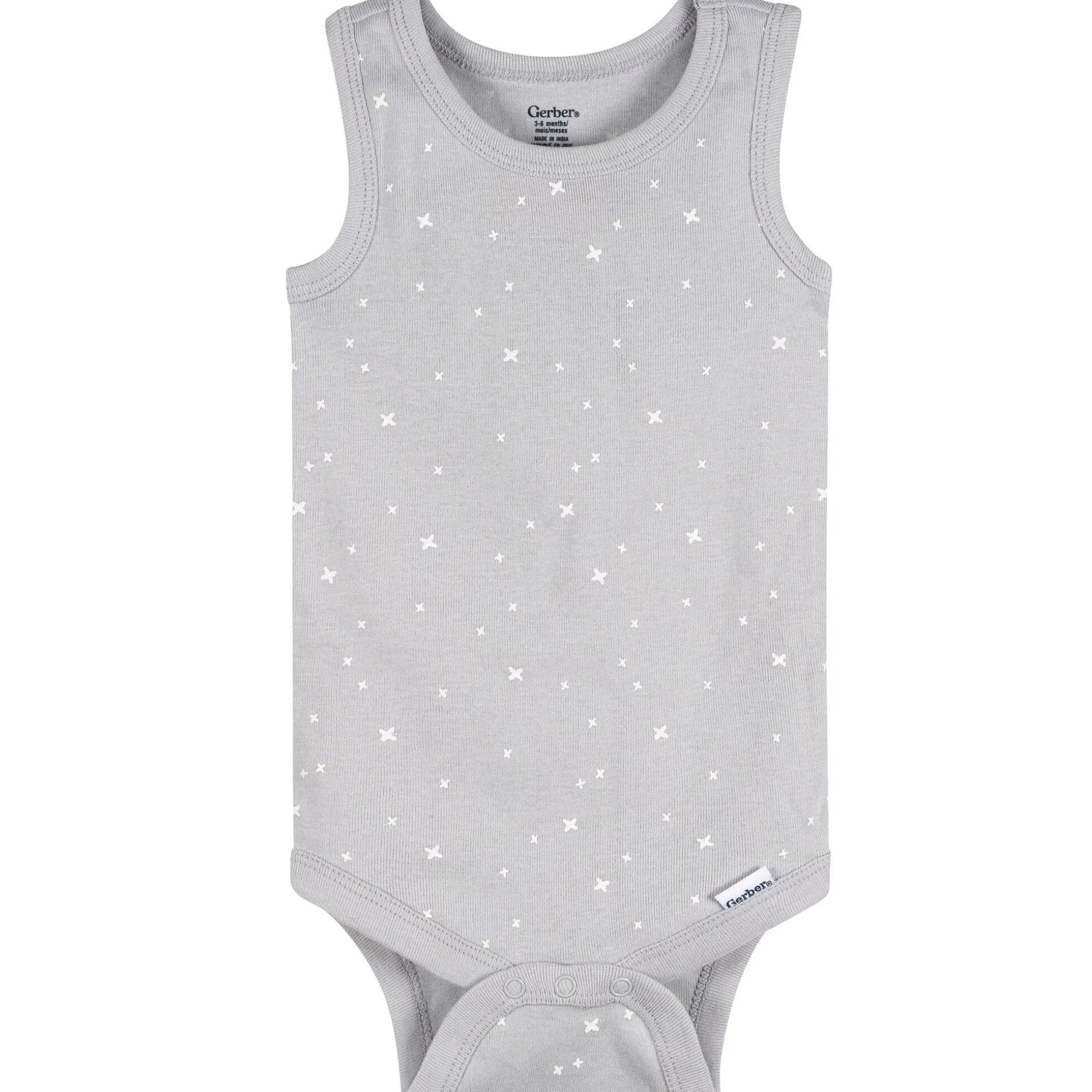 5-Pack Baby Neutral Earthy Neutrals Sleeveless Bodysuits