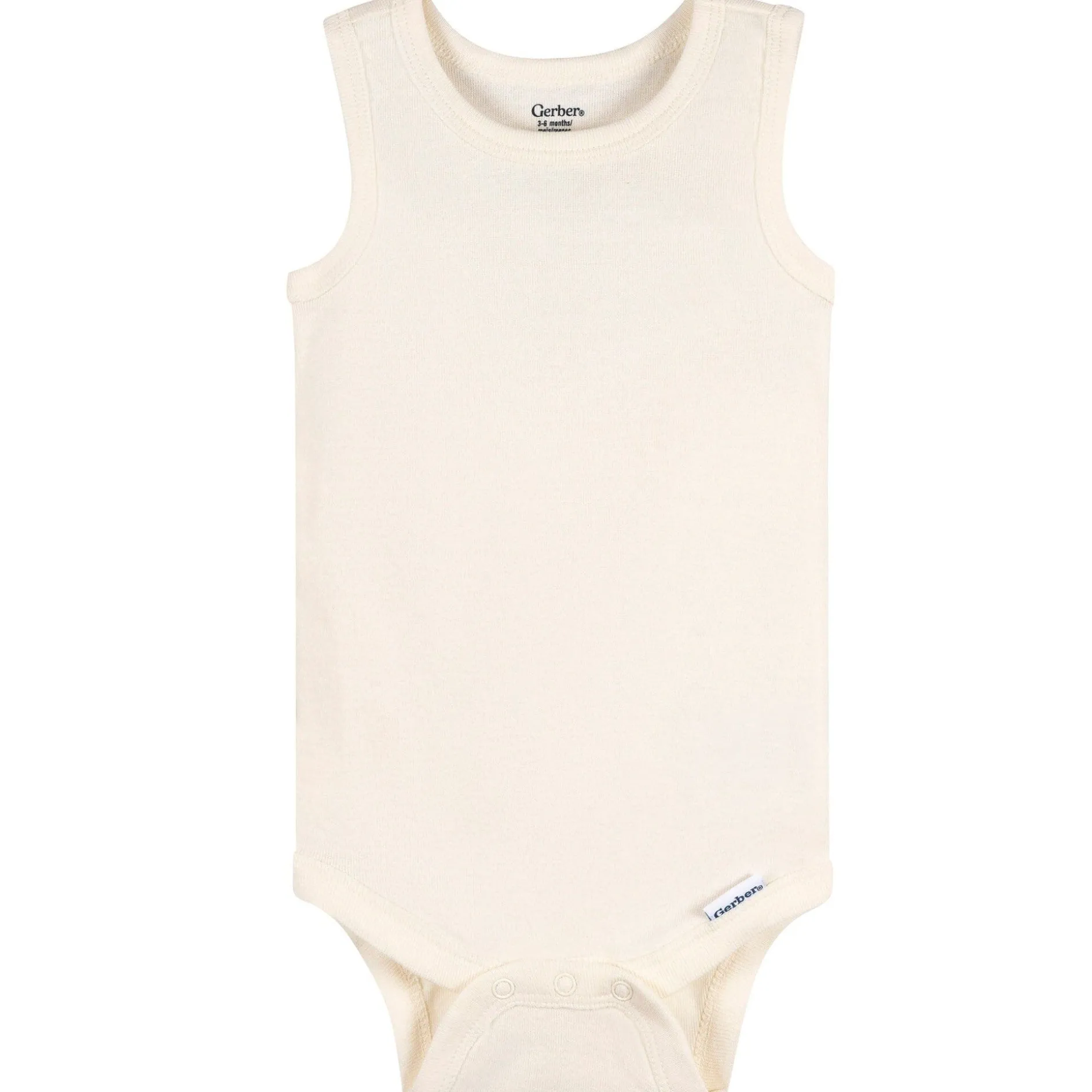 5-Pack Baby Neutral Earthy Neutrals Sleeveless Bodysuits