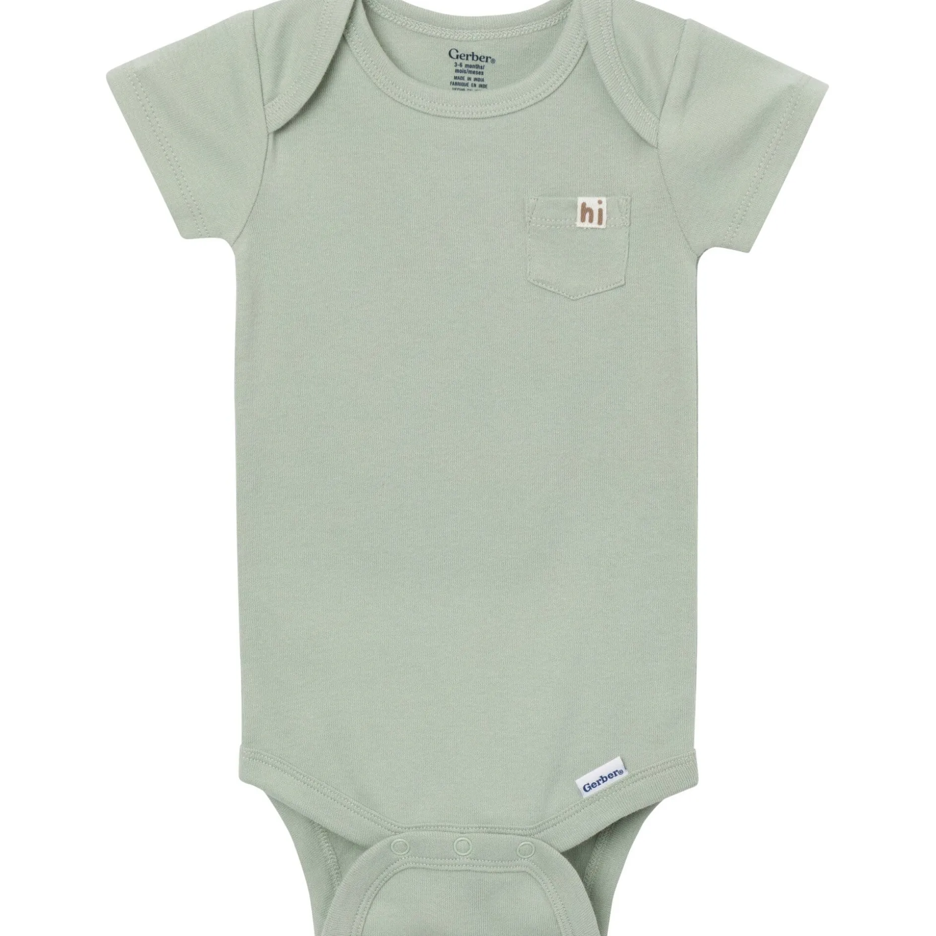 4-Pack Baby Neutral Fruit Picking Short Sleeve Bodysuits
