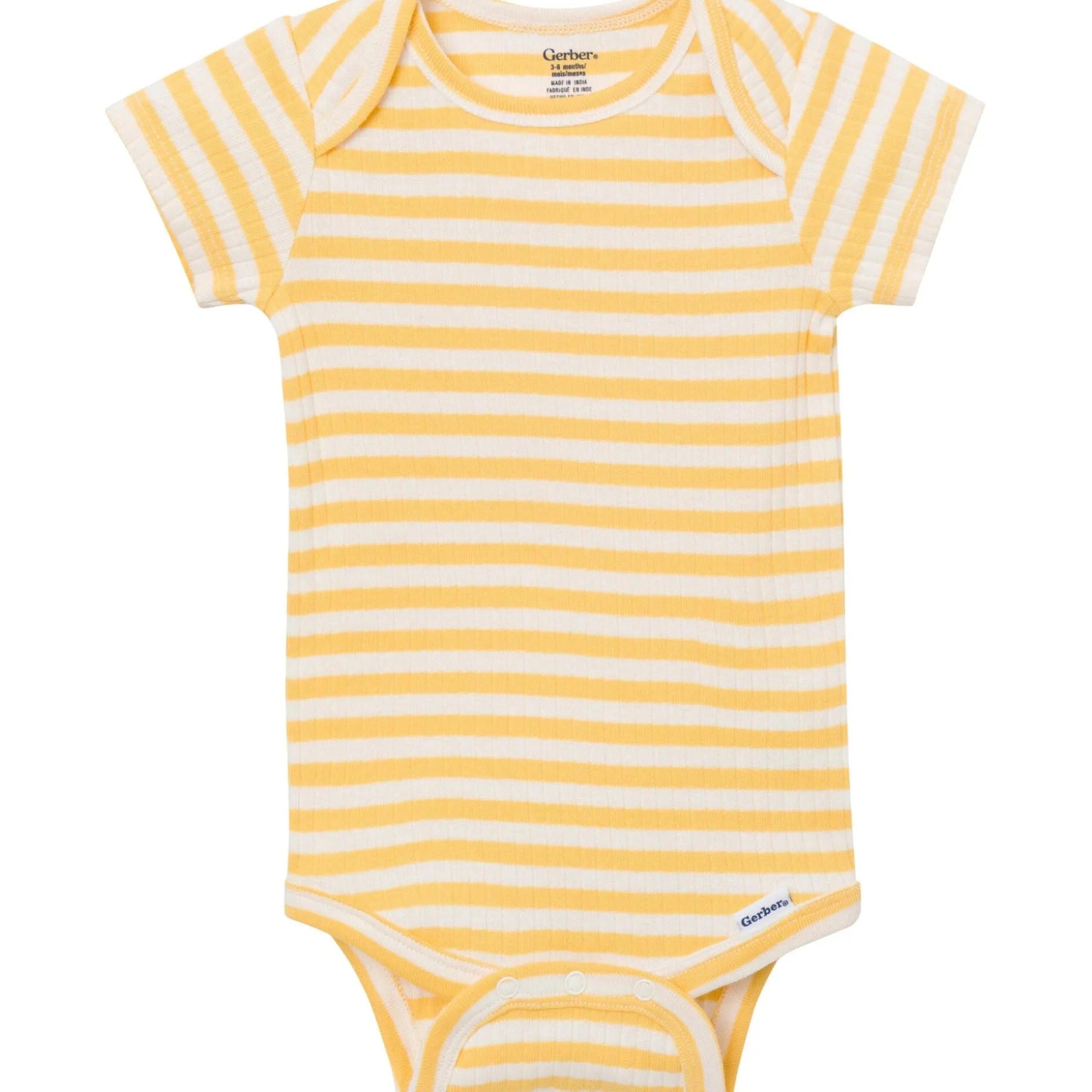 4-Pack Baby Neutral Fruit Picking Short Sleeve Bodysuits