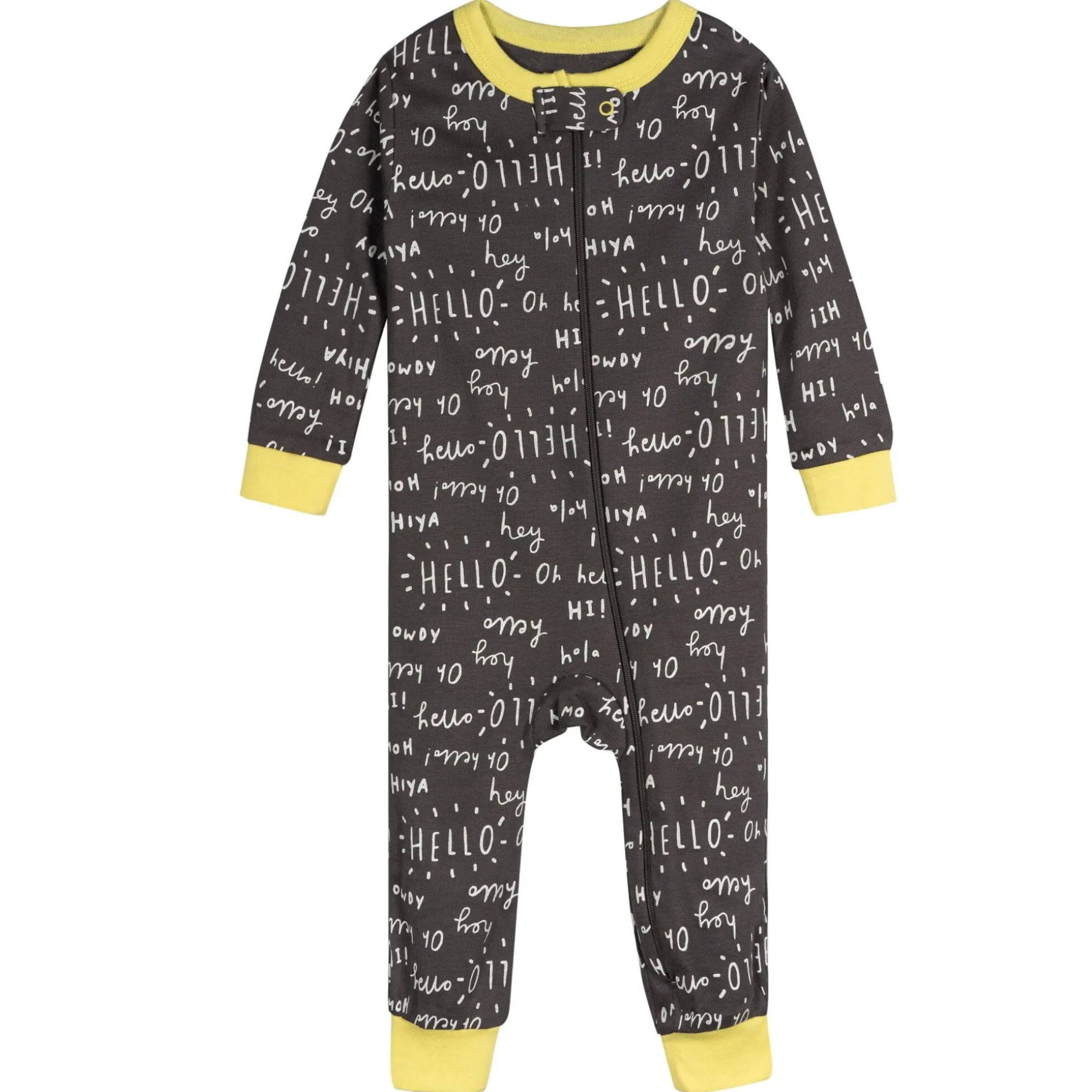3-Pack Baby Neutral Goodnight Footless Pajamas