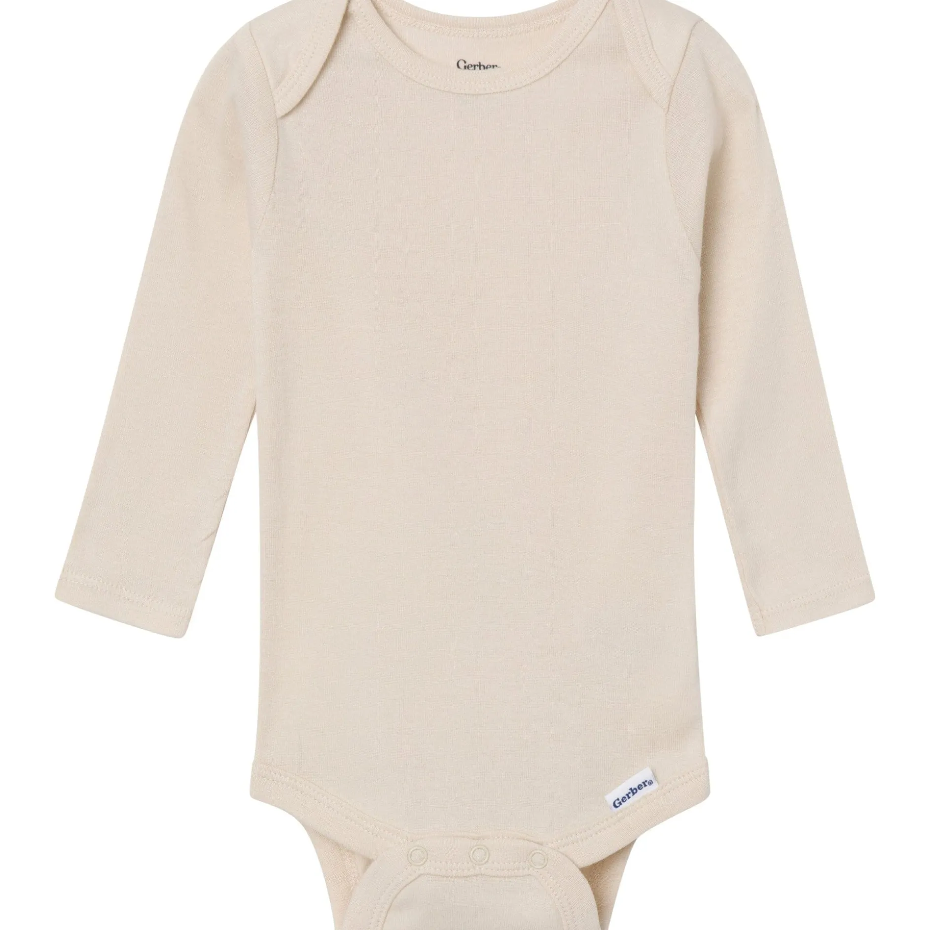 6-Pack Baby Neutral Gray, Black and Brown Long Sleeve Bodysuits