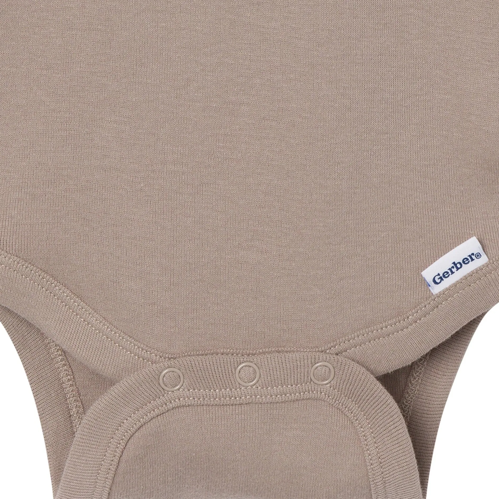 6-Pack Baby Neutral Gray, Black and Brown Long Sleeve Bodysuits