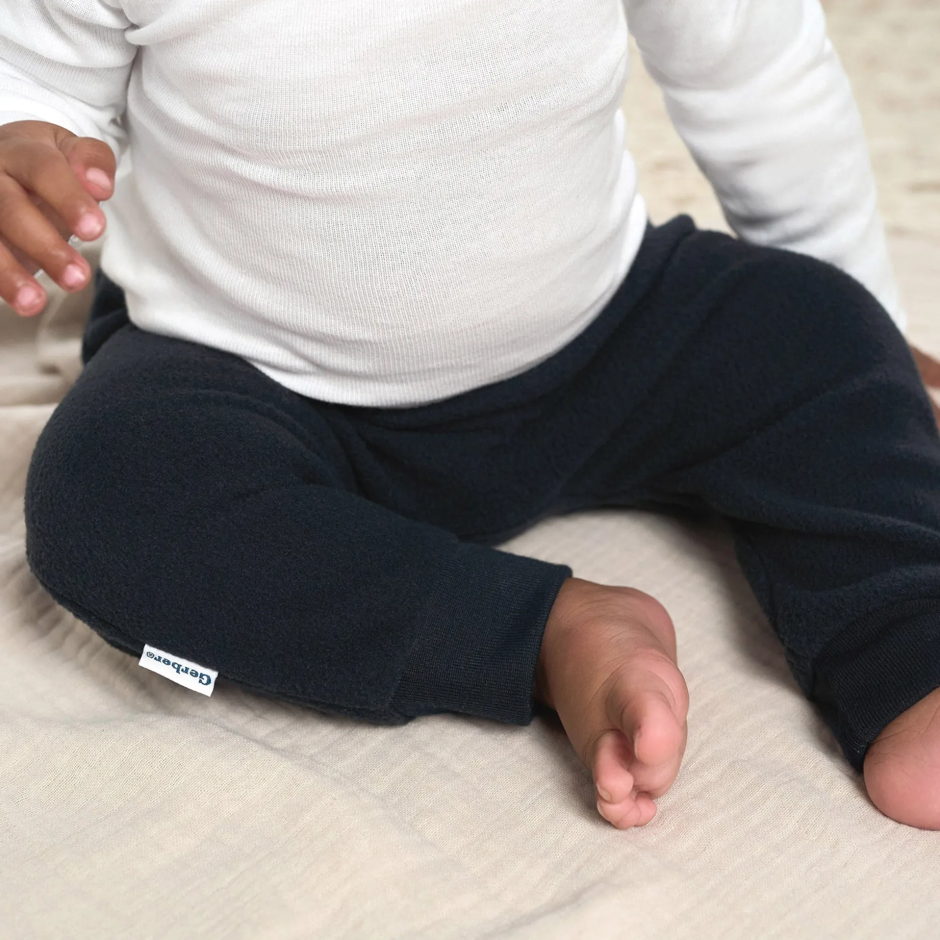4-Pack Baby Neutral Grey Fleece Pants