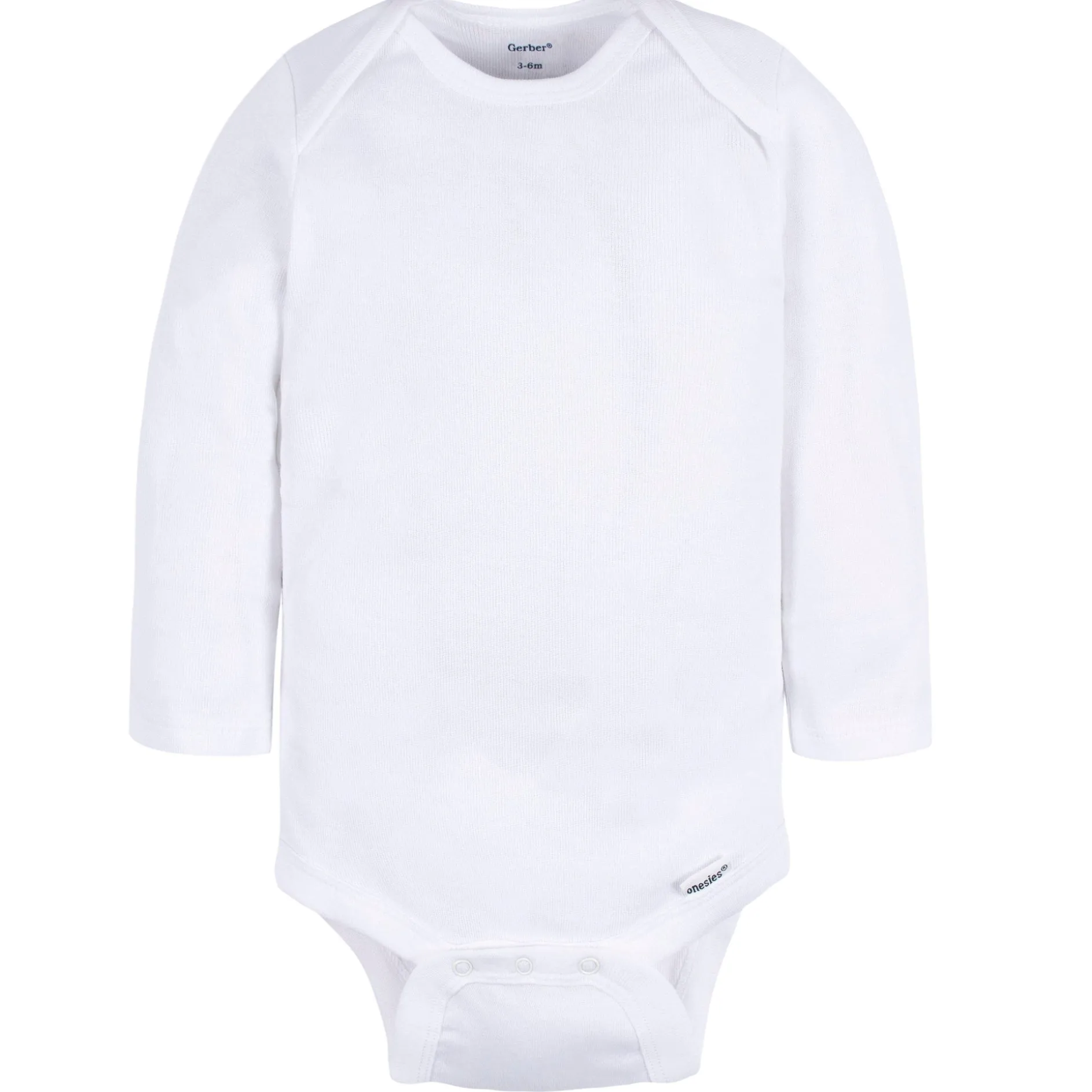 4-Pack Baby Neutral Grey Long Sleeve Onesies® Bodysuits