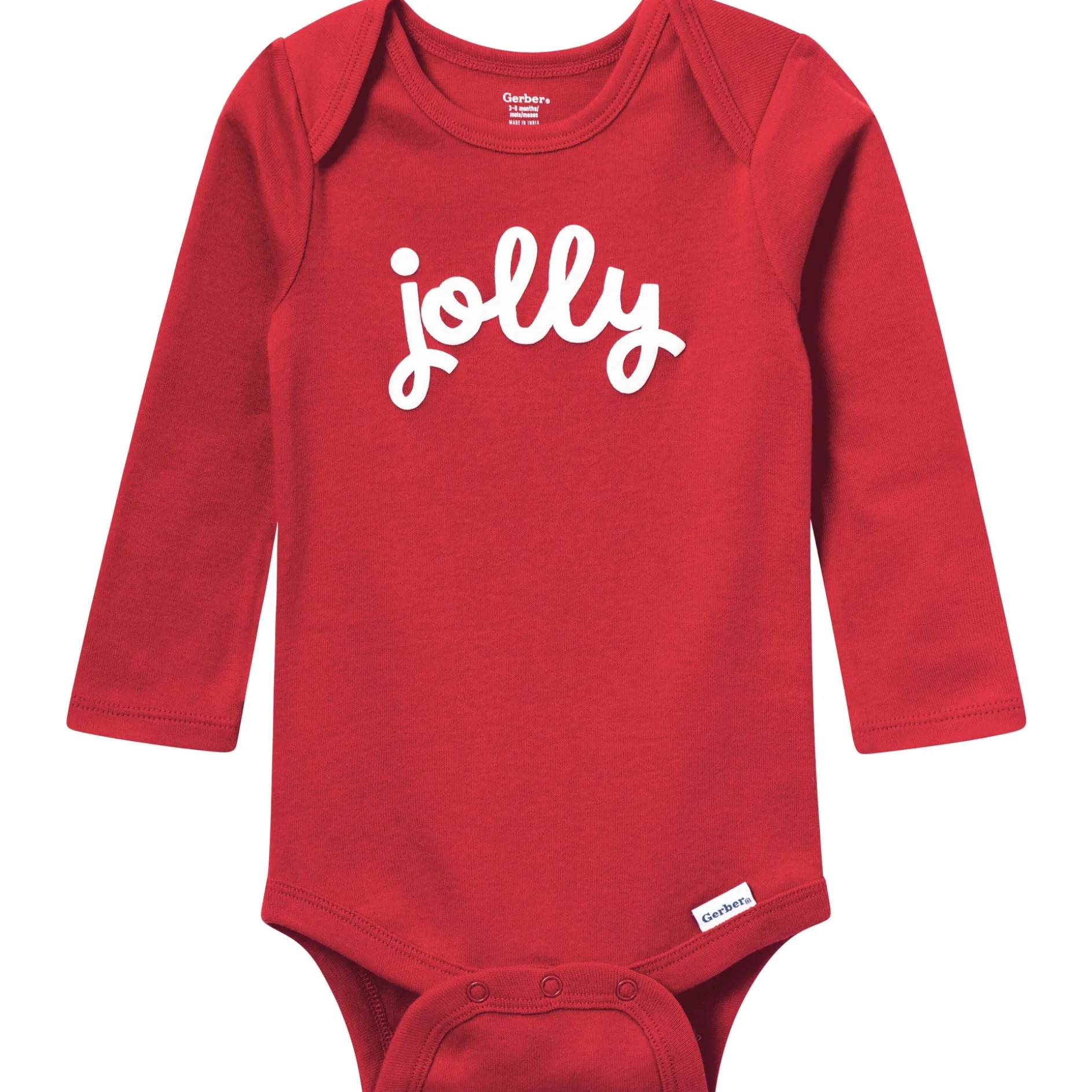 3-Pack Baby Neutral Jolly Long Sleeve Onesies® Bodysuits
