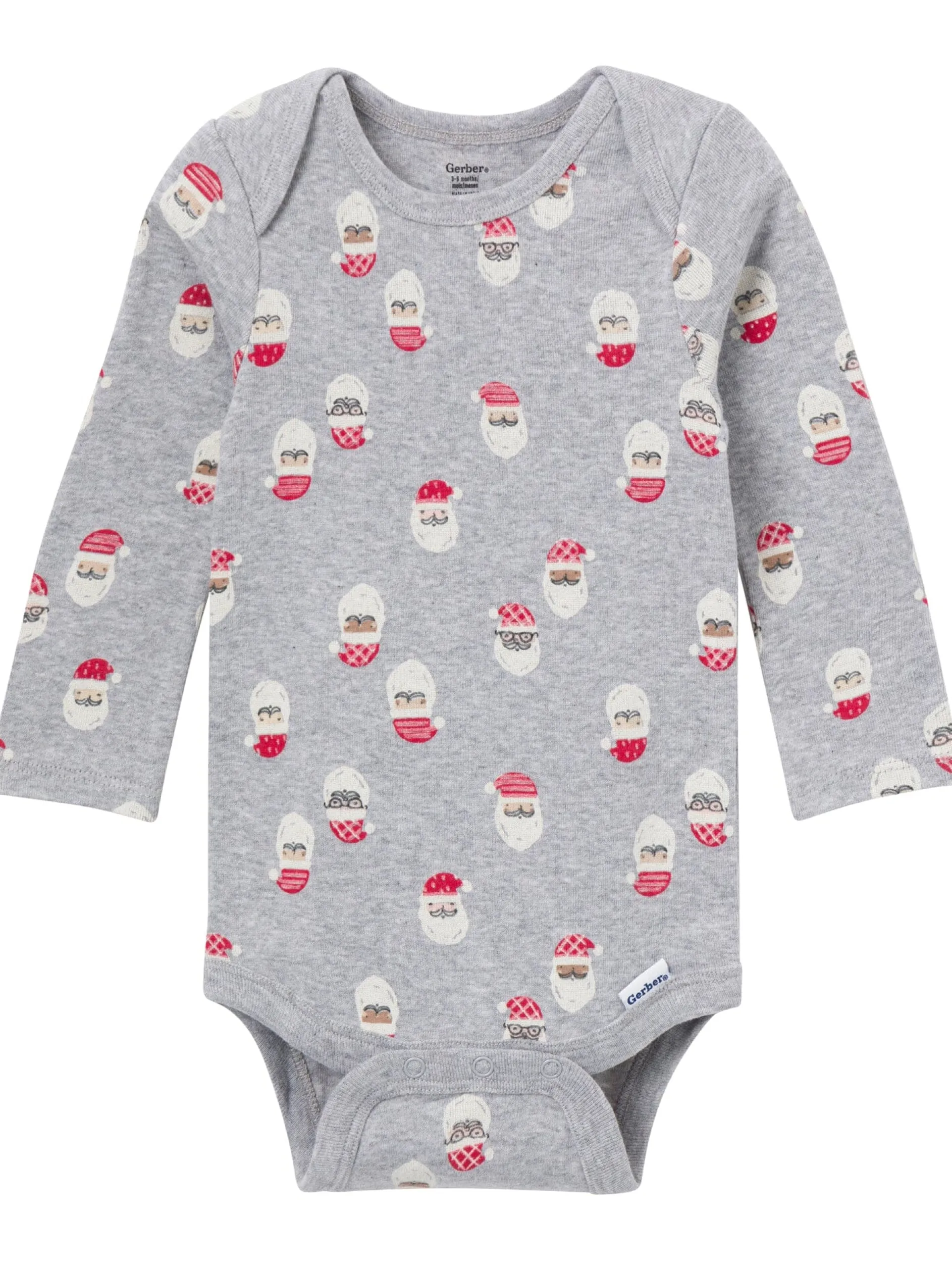 3-Pack Baby Neutral Jolly Long Sleeve Onesies® Bodysuits
