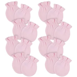8-Pack Baby Neutral Light Pink No Scratch Mittens