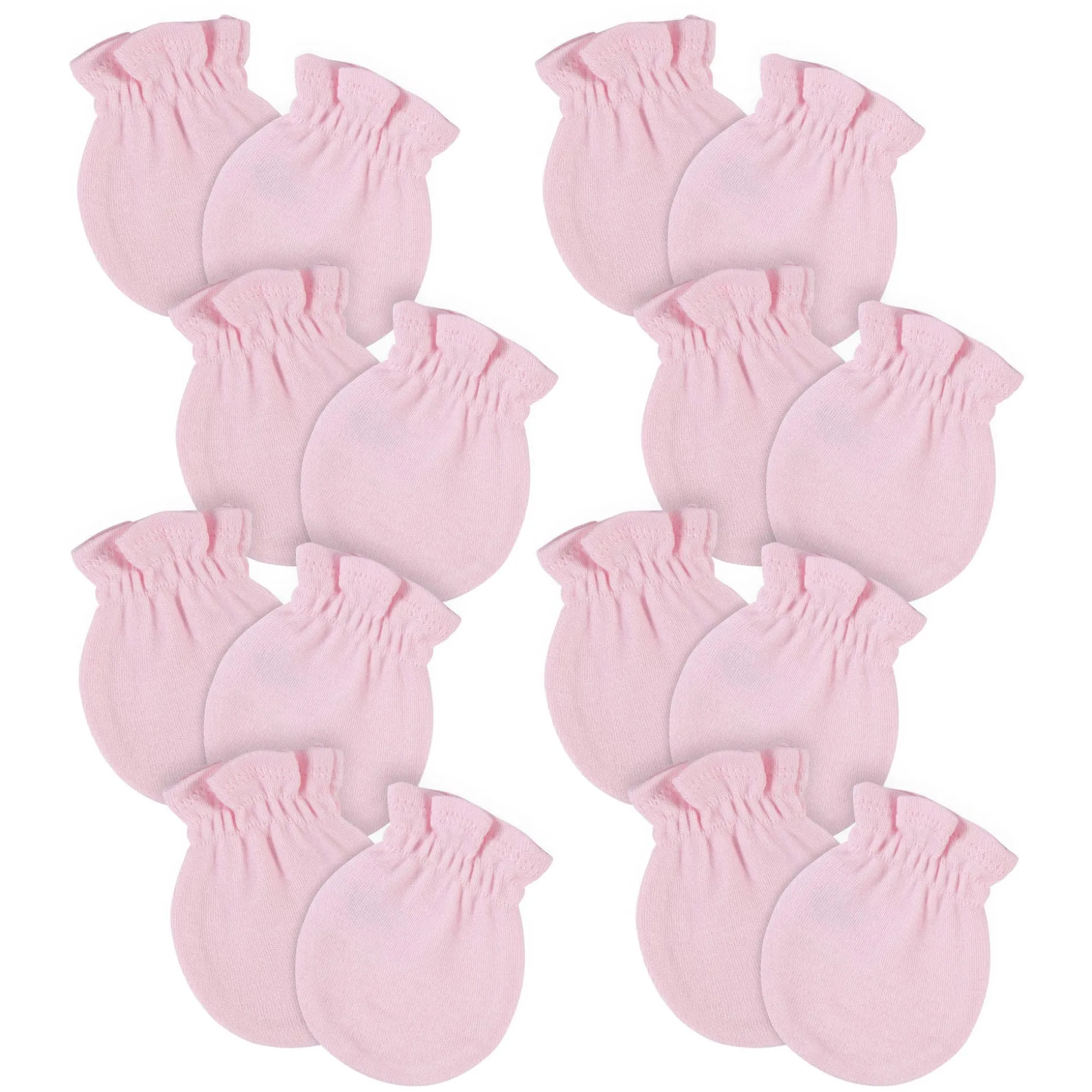 8-Pack Baby Neutral Light Pink No Scratch Mittens