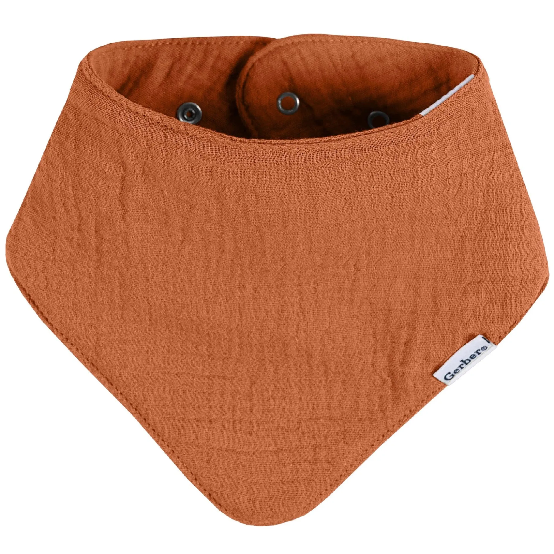 10-Pack Baby Neutral Multi Browns Muslin Bandana Bibs
