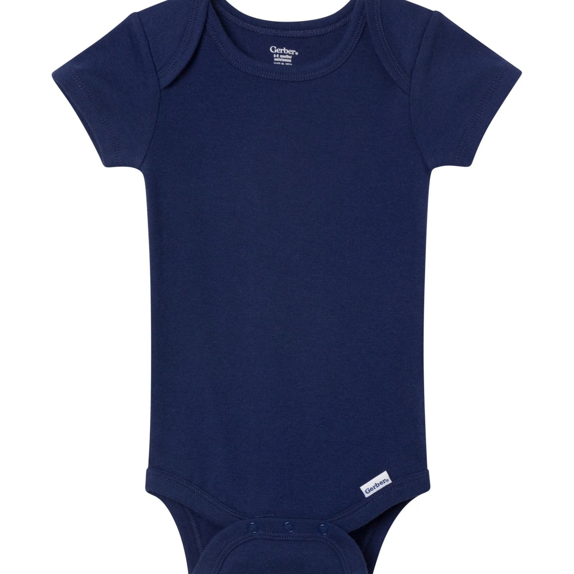8-Pack Baby Neutral Neutral Tones Short Sleeve Bodysuits