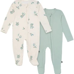 2-Pack Baby Neutral Olives Sleep 'N Plays With Mitten Cuffs