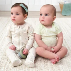 3-Pack Baby Neutral Park Life Short Sleeve Onesies® Bodysuits