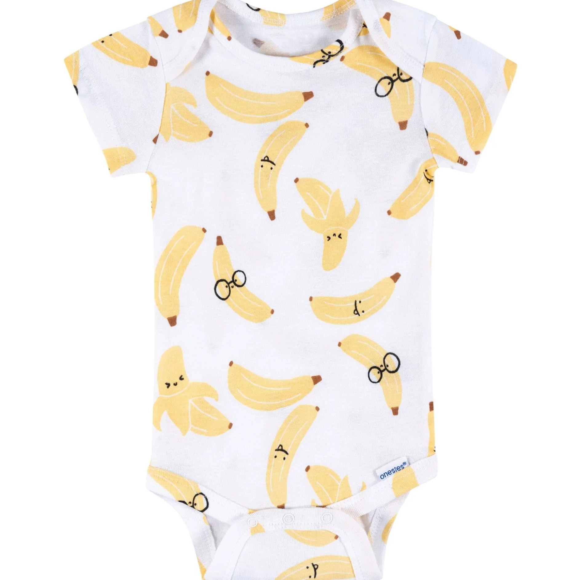 8-Pack Baby Neutral Peeling Good Short Sleeve Onesies® Bodysuits