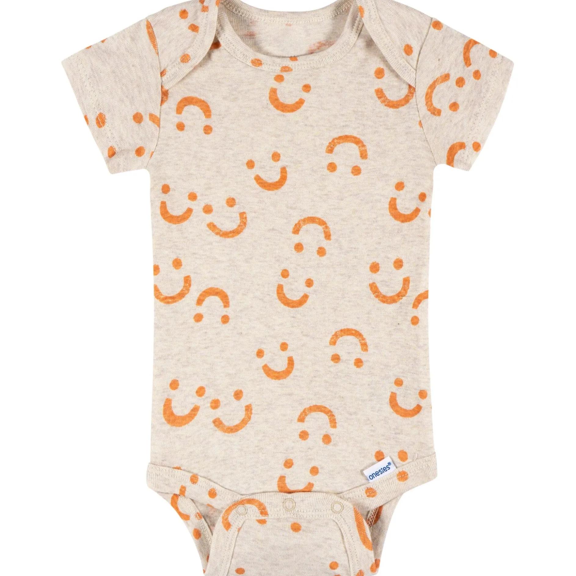 8-Pack Baby Neutral Peeling Good Short Sleeve Onesies® Bodysuits