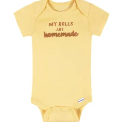 8-Pack Baby Neutral Peeling Good Short Sleeve Onesies® Bodysuits