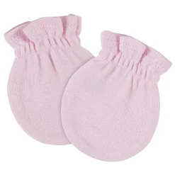 12-Pack Baby Neutral Pink, Gray, & White No Scratch Mittens