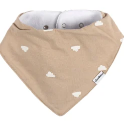 10-Pack Baby Neutral Rust Suns & Rainbows Jersey Bandana Bibs
