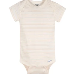 3-Pack Baby Neutral Smiles For Miles Short Sleeve Onesies® Bodysuits