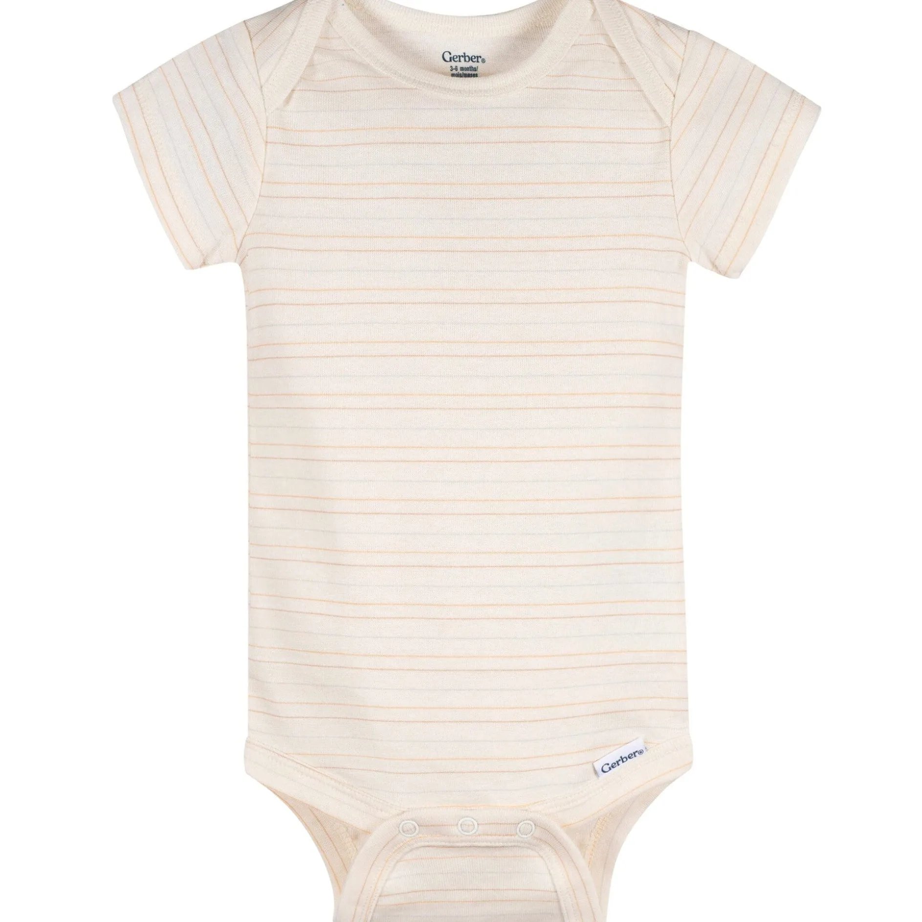 3-Pack Baby Neutral Smiles For Miles Short Sleeve Onesies® Bodysuits