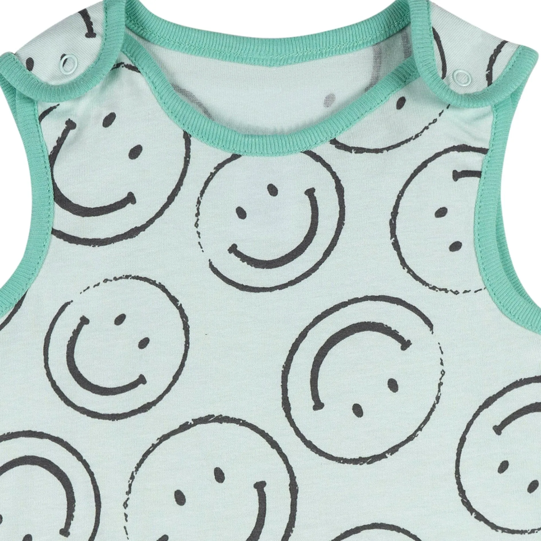 3-Pack Baby Neutral Smiles Rompers