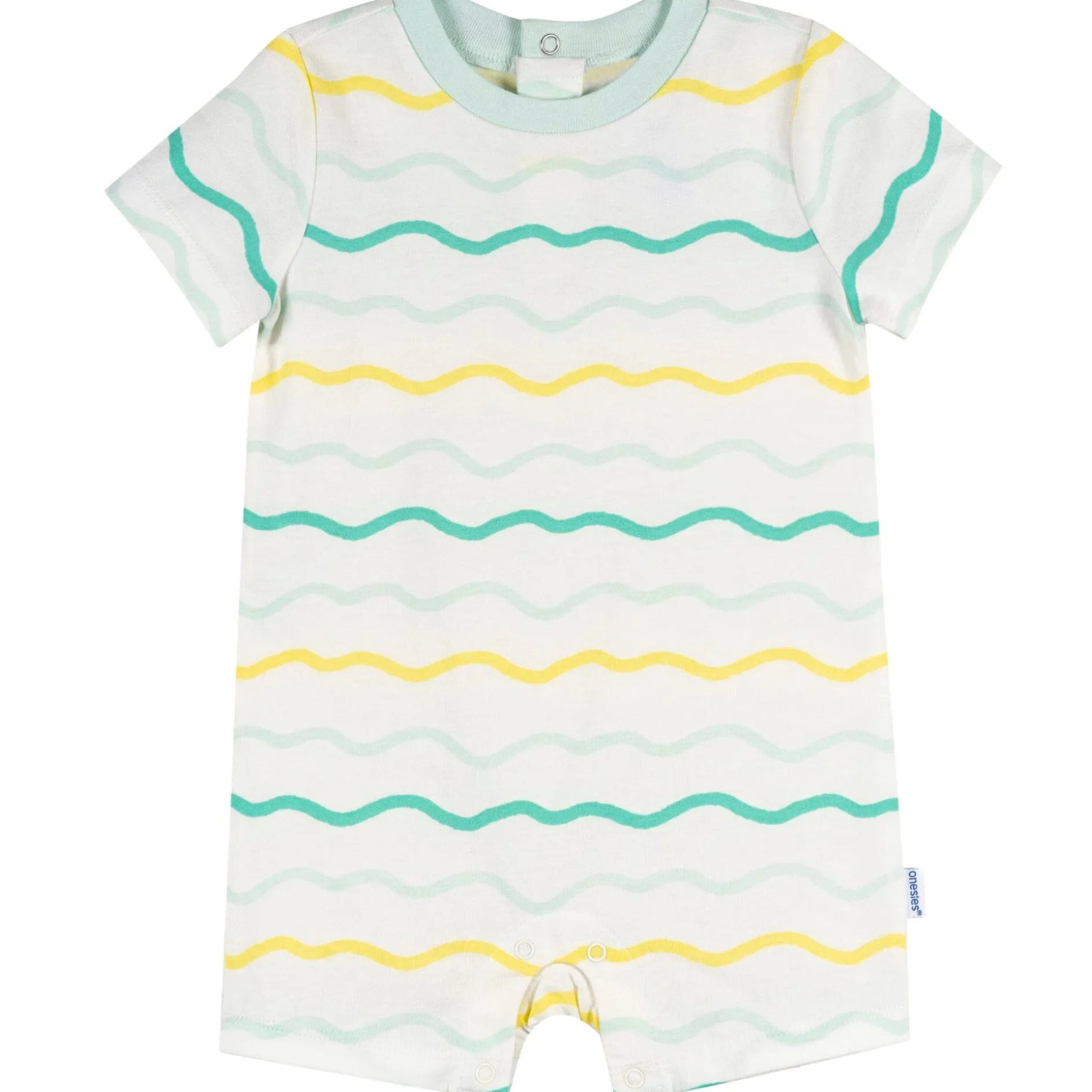 3-Pack Baby Neutral Smiles Rompers