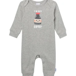 3-Pack Baby Neutral Soy Cute Lap Shoulder Rompers