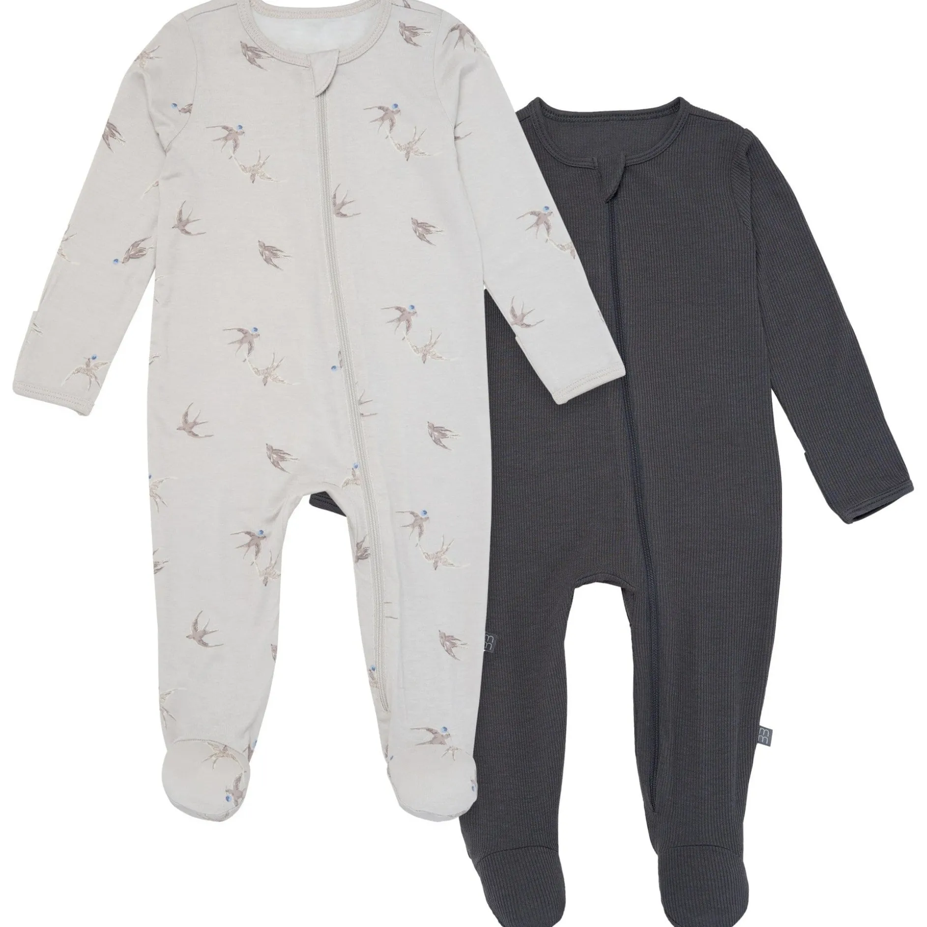 2-Pack Baby Neutral Sparrows Sleep 'N Plays With Mitten Cuffs