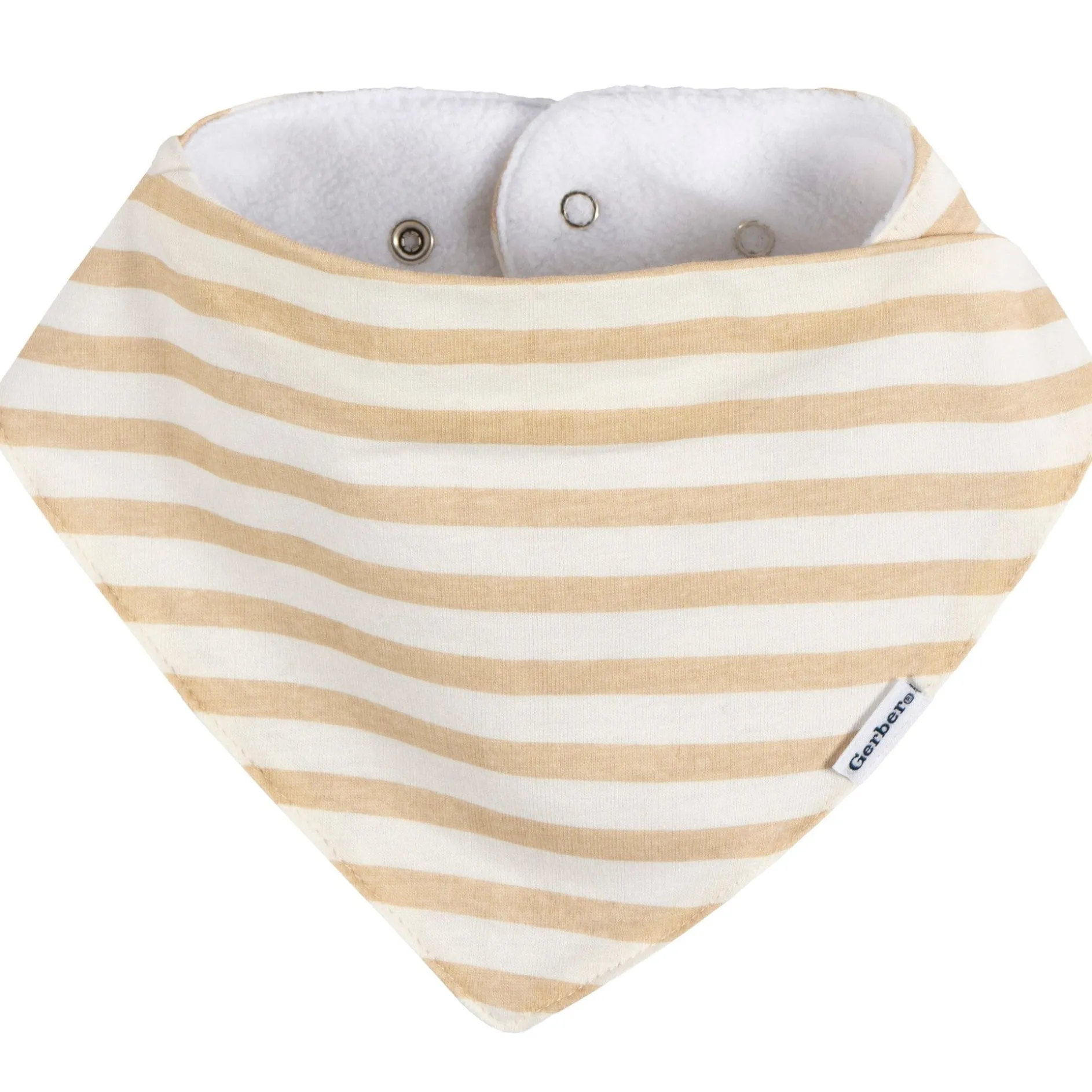 10-Pack Baby Neutral Stars & Moons Jersey Bandana Bibs