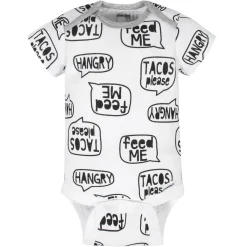8-Pack Baby Neutral Taco Onesies® Brand Bodysuits