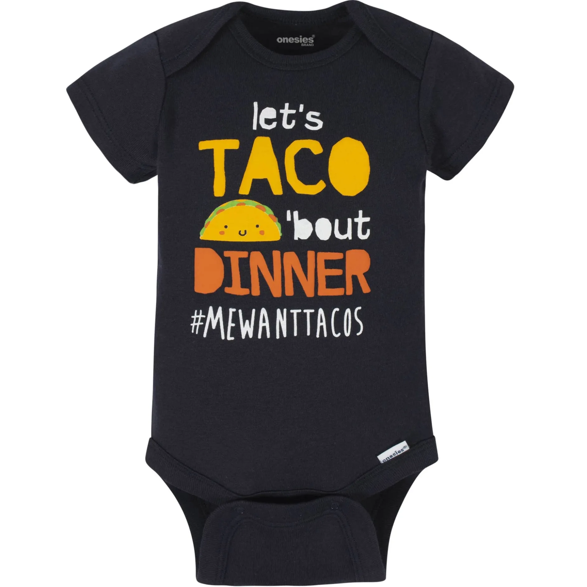 8-Pack Baby Neutral Taco Onesies® Brand Bodysuits