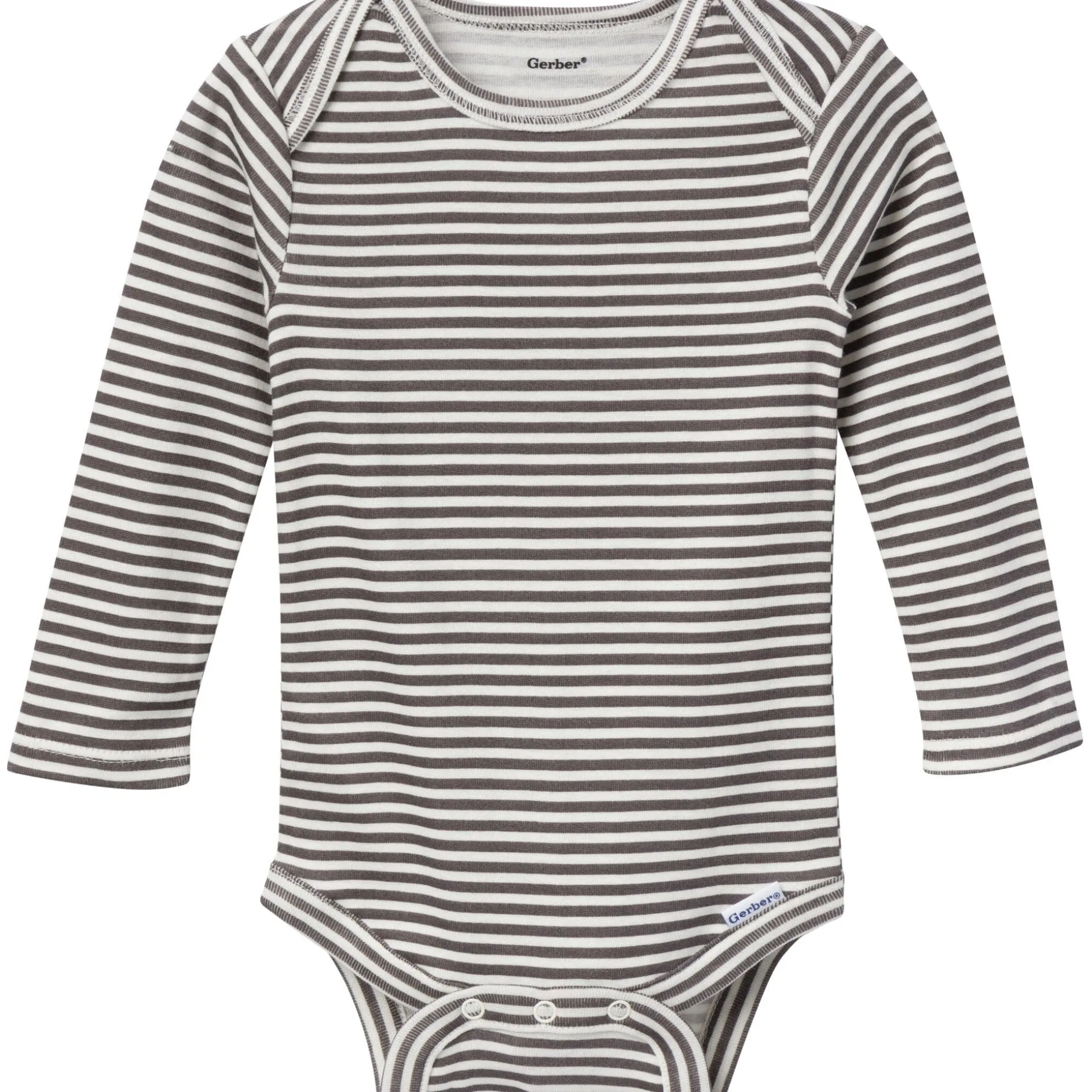 6-Pack Baby Neutral Tan Little Apples Bodysuits