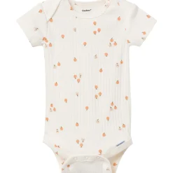 6-Pack Baby Neutral Tan Little Apples Bodysuits