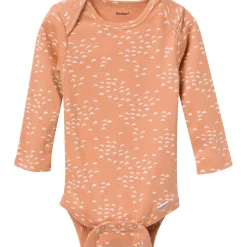 6-Pack Baby Neutral Tan Little Apples Bodysuits