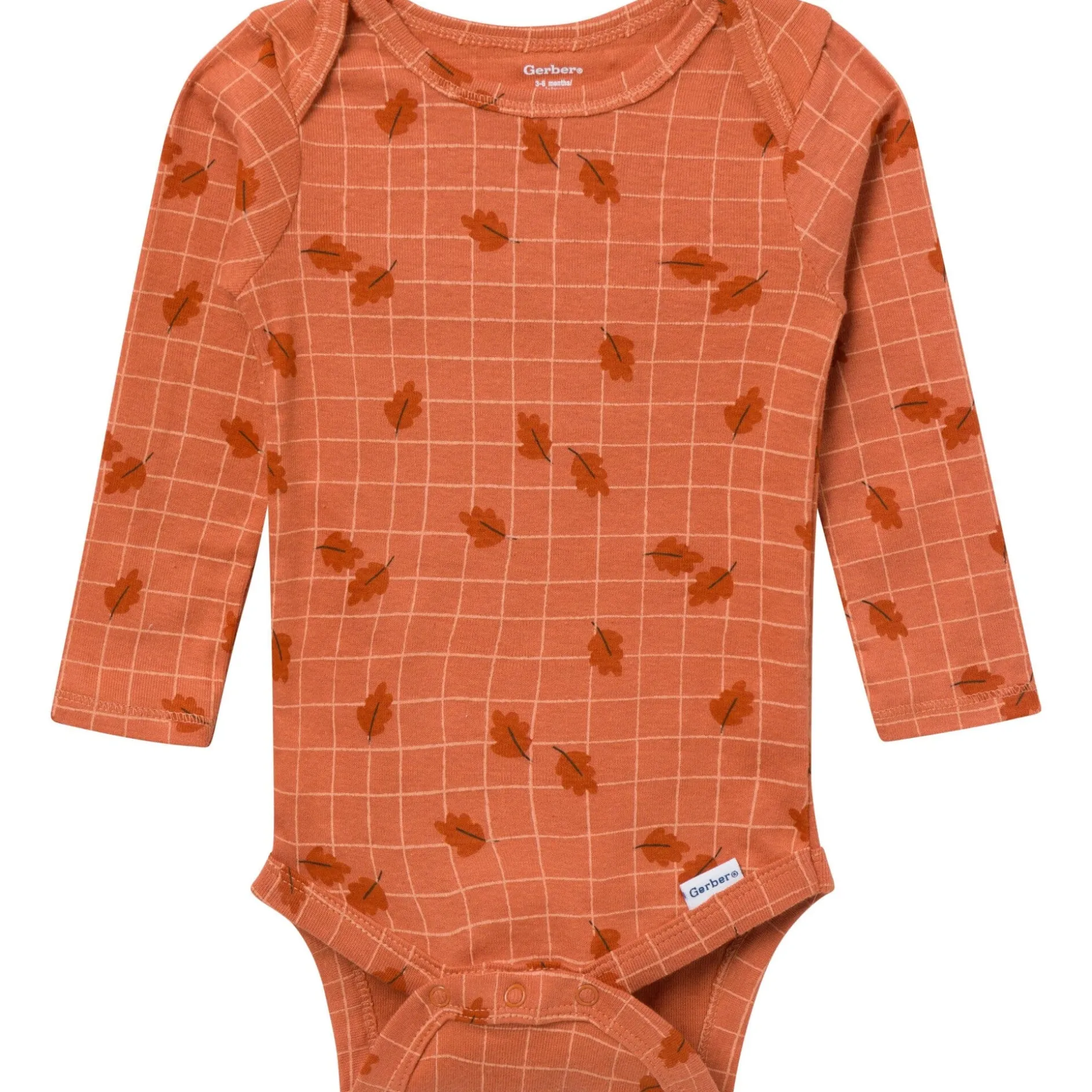 3-Pack Baby Neutral Thankful Long Sleeve Onesies® Bodysuits