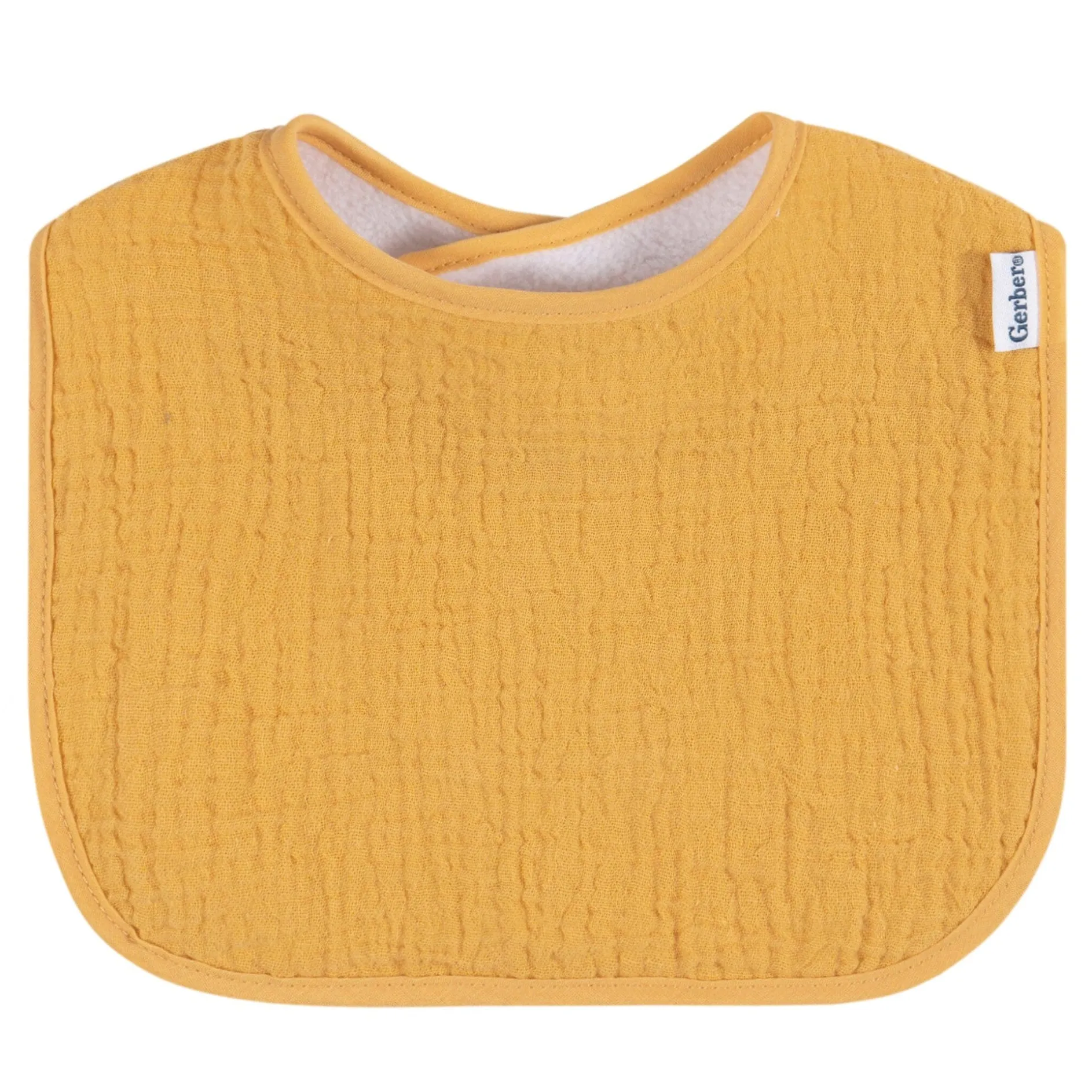 8-Pack Baby Neutral Warm Shades Muslin Drooling Bibs