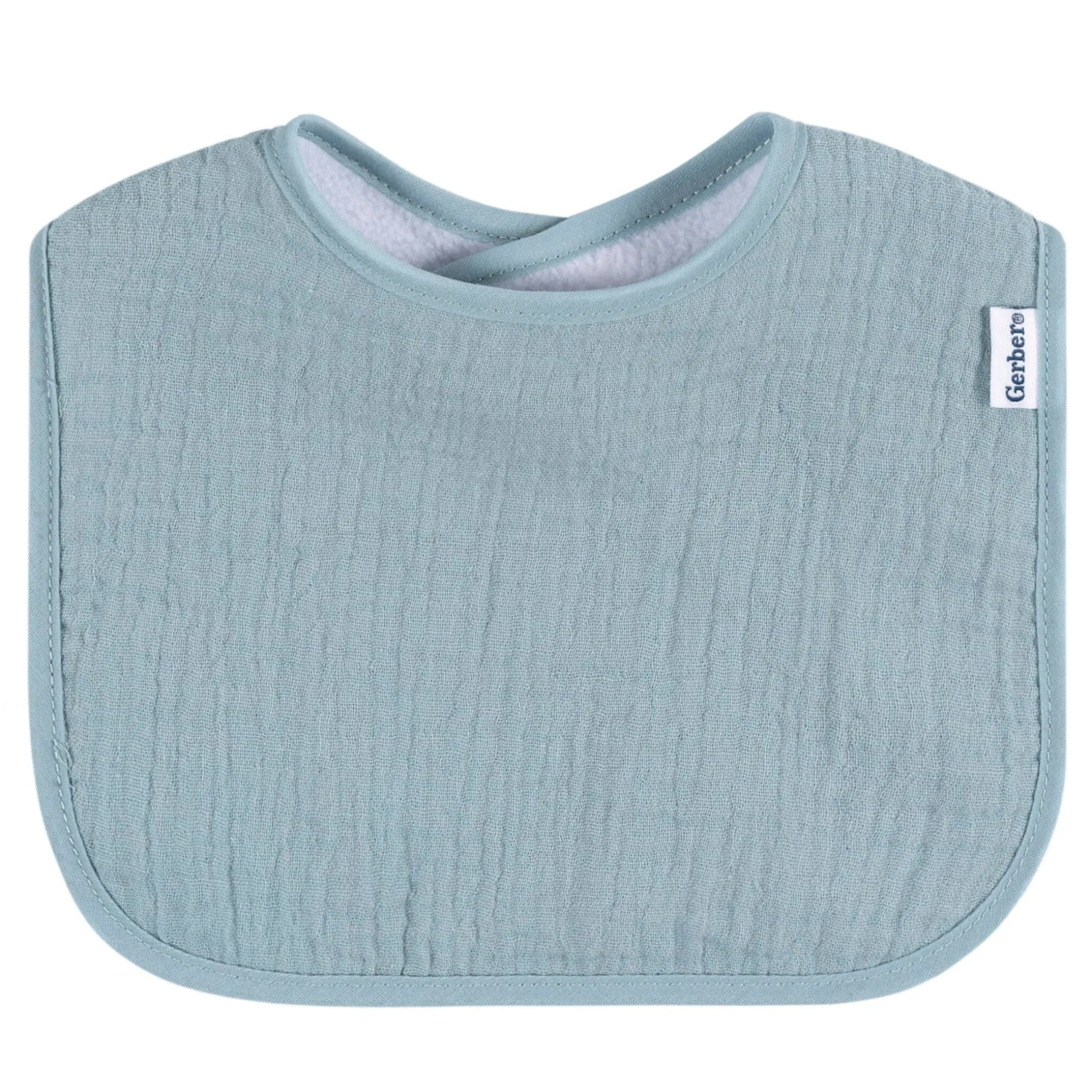8-Pack Baby Neutral Warm Shades Muslin Drooling Bibs