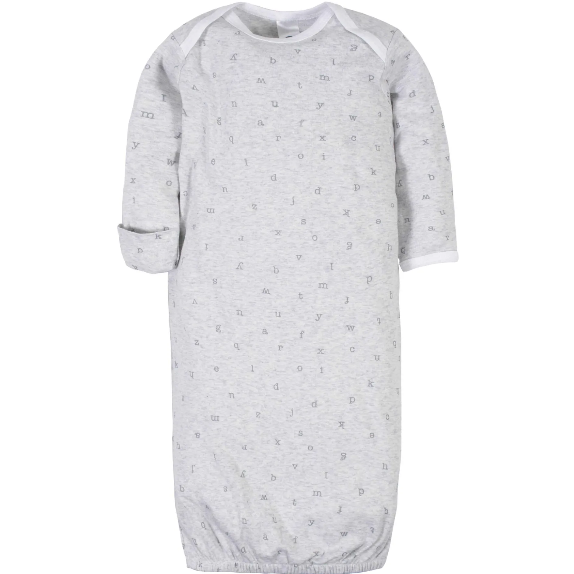 4-Pack Baby Neutral Words Gowns (Preemie)