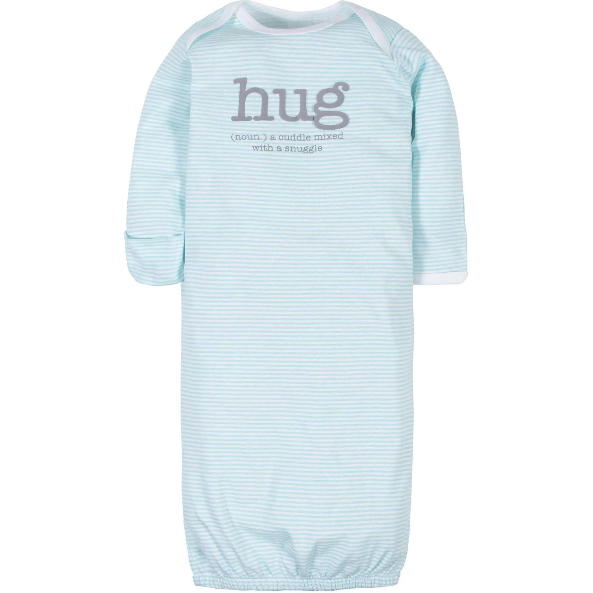 4-Pack Baby Neutral Words Gowns (Preemie)