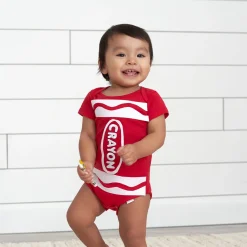 5-Pack Baby Red Premium Short Sleeve Onesies® Bodysuits